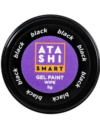 ATASHI Smart Гель-краска черная, без л/с, 5 мл